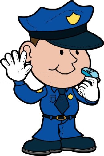 Free Cartoon Police Officer C
