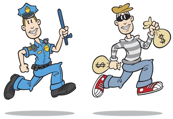 Cops And Robbers Clipart - Robber Clip Art