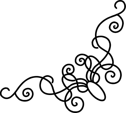 Fancy Scroll Design Clip Art