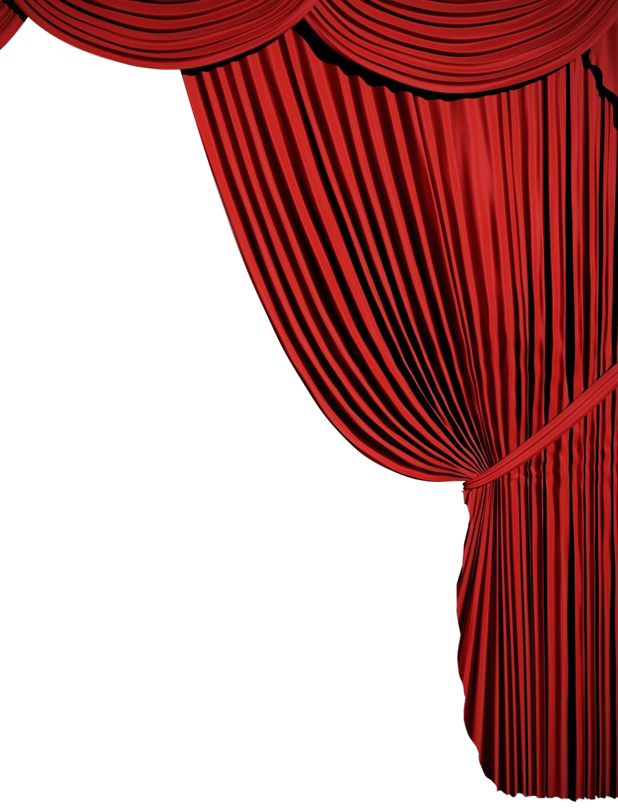 Stage Curtain Clipart Black A