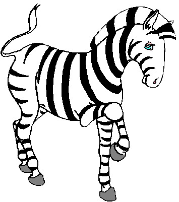 correspondence clipart - Zebra Clip Art