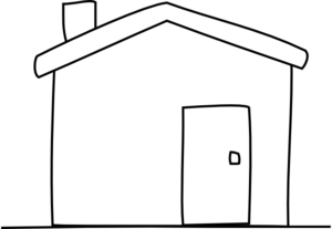 Cottage Clipart Black And White All White House Md Png