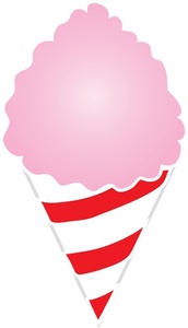 Cotton Candy Free Clipart #1