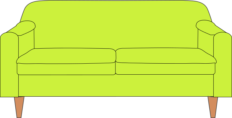 Couch5 - Clip Art Couch