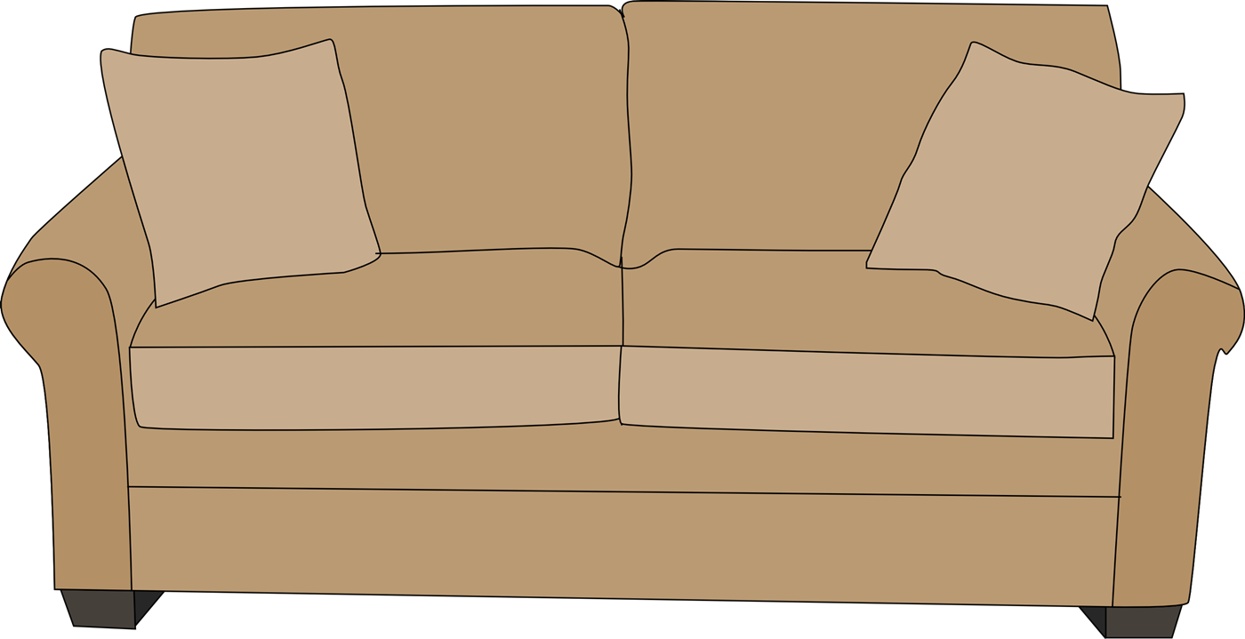 Red Couch Clip Art At Clker C