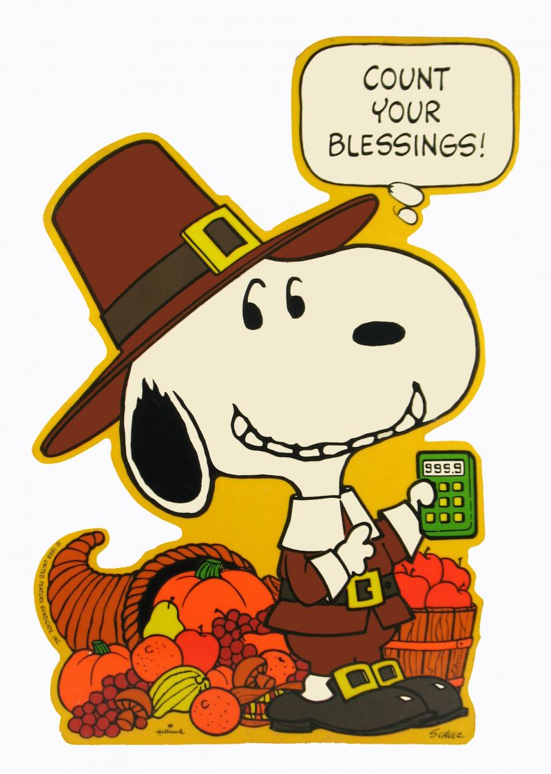 Count Your Blessings Snoopy .
