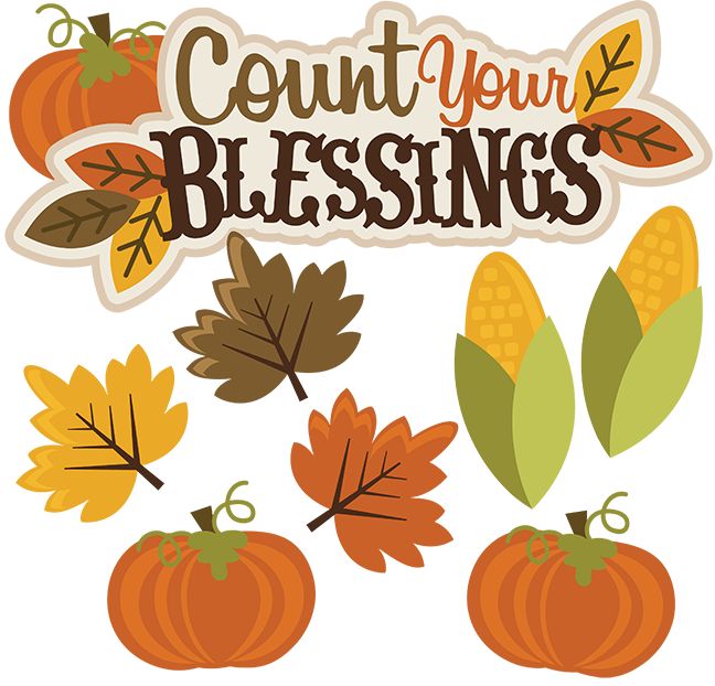 Count Your Blessings SVG than - Clip Art For Thanksgiving