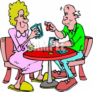 Couple Gambling Royalty Free  - Gambling Clipart