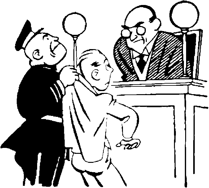 Courtroom Scene Clipart image
