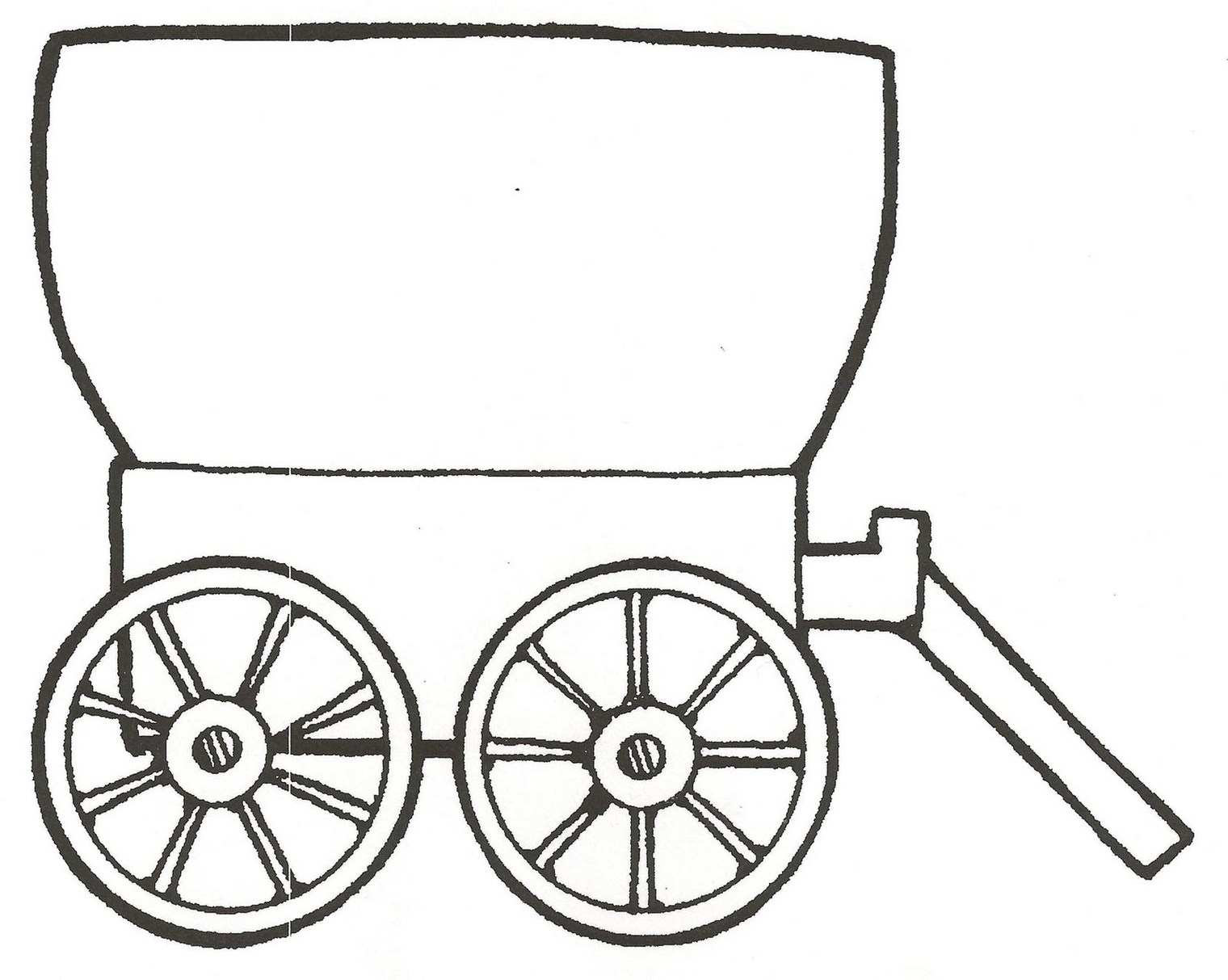 Covered Wagon Clipart; Wagon  - Covered Wagon Clip Art