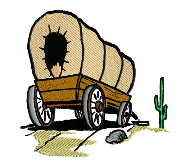 Covered Wagon Images Free Cli - Covered Wagon Clipart