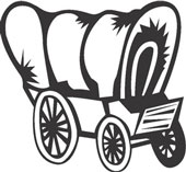... COVERED WAGONS; LDS Clipa - Covered Wagon Clip Art