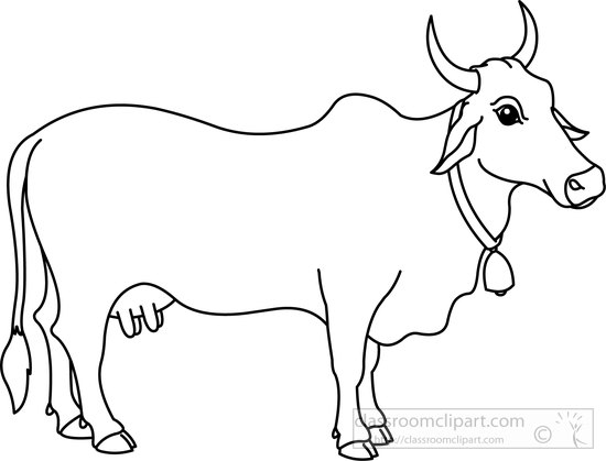 Cow Head Clipart Black And Wh