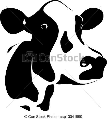 ... cow head - abstract cows head