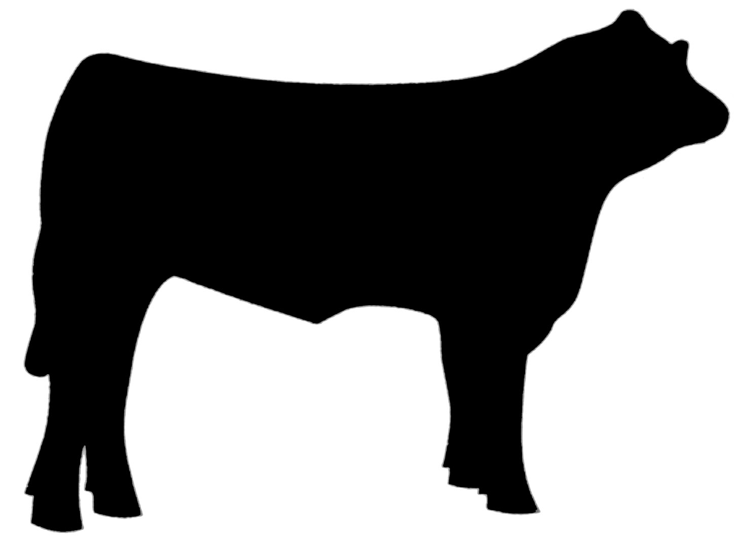 cow silhouette clip art. 9d62 - Cow Silhouette Clip Art