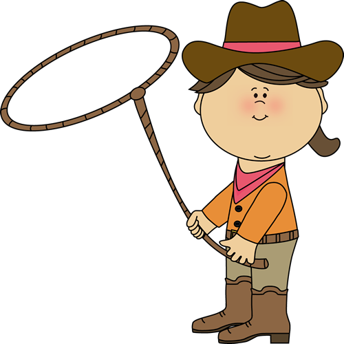 ... Cowboy and Cowgirl Clip A - Cowgirl Clipart