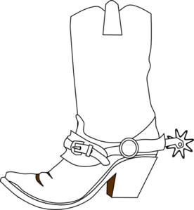 Cowboy Boot Clip Art - Cowboy Boot Clip Art