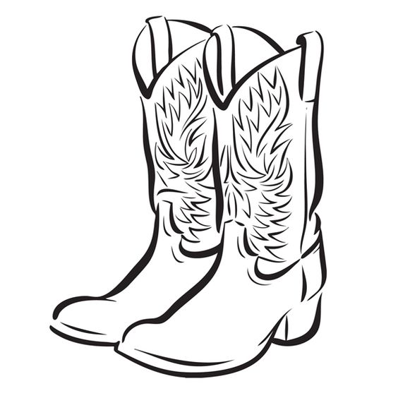 Cowboy Boot Clip Art Free | 32 images of cowboy boots free cliparts that you can