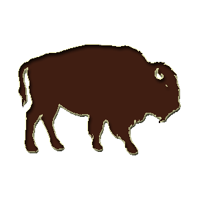 Cowboy Clip Art Country And W - Bison Clip Art