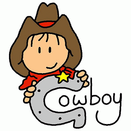 Cowboy Clip Art Frames - Cowboy Clipart