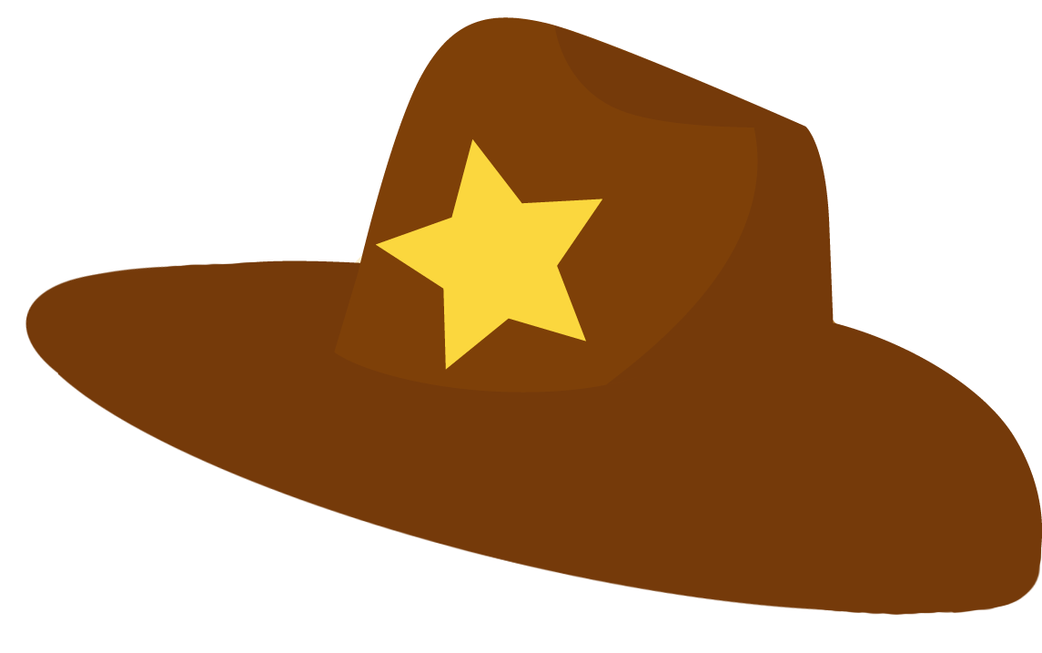 Cowboy Girl Clipart - Cowgirl Hat Clipart