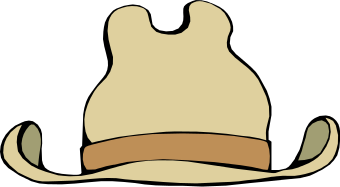 Brown Cowgirl Hat Clip Art At