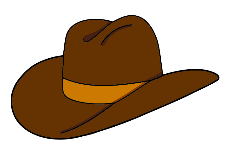 Cowboy hat clipart free danas