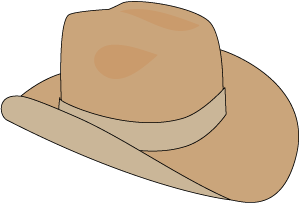 Sheriff Cowboy Hat Clip Art I