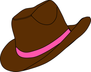 Cowboy hat cowgirl hat clipart