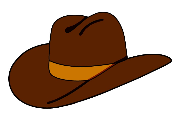 Cowboy hat free clip art toy .