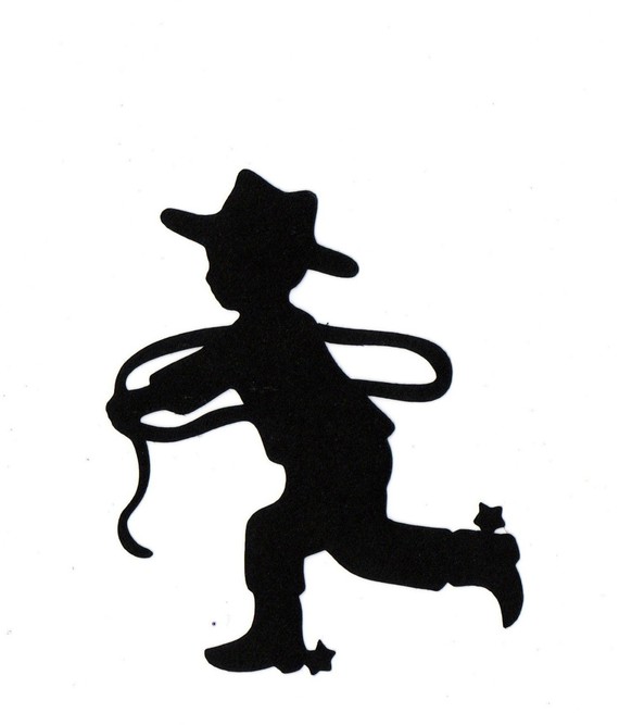 Cowboy Silhouette Clip Art Clipart Best