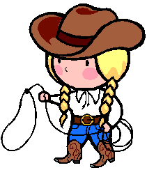 Cowgirl roping clipart - Cowgirl Clipart