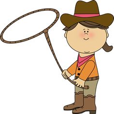 Cowgirl with a Lasso clip art image. A free Cowgirl with a Lasso clip art image for teachers, classroom lessons, scrapbooking, print projects, blogs, ...