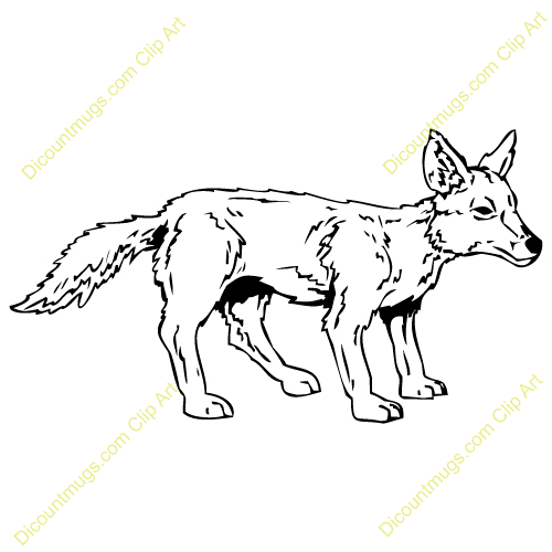 Coyote Running Clipart With This Coyote Clip Art