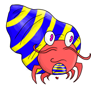 crab clipart - Hermit Crab Clip Art