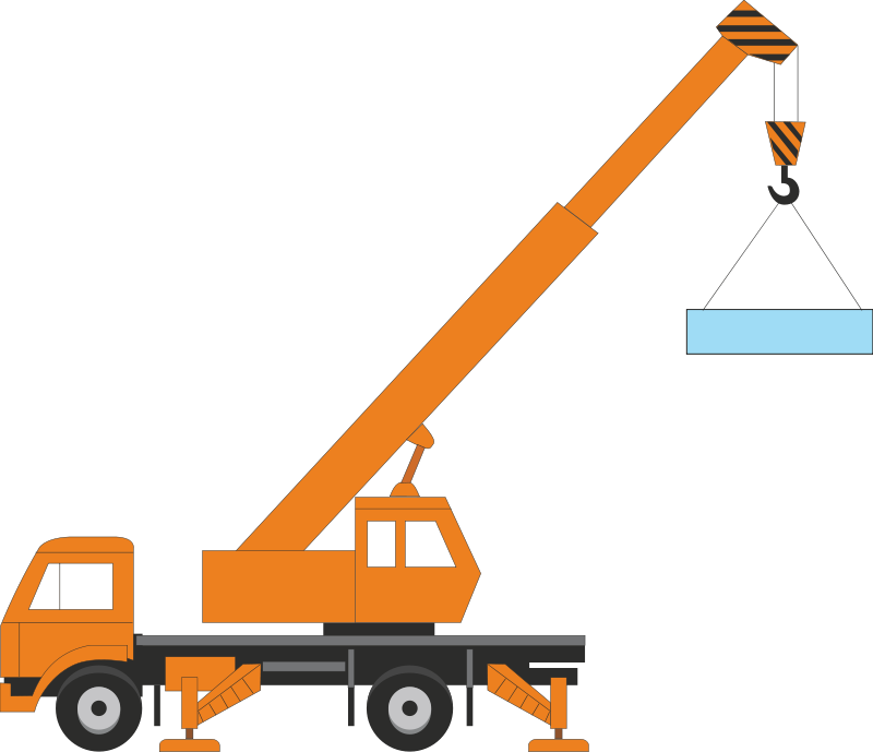 Crane Clip Art - Construction Equipment Clipart