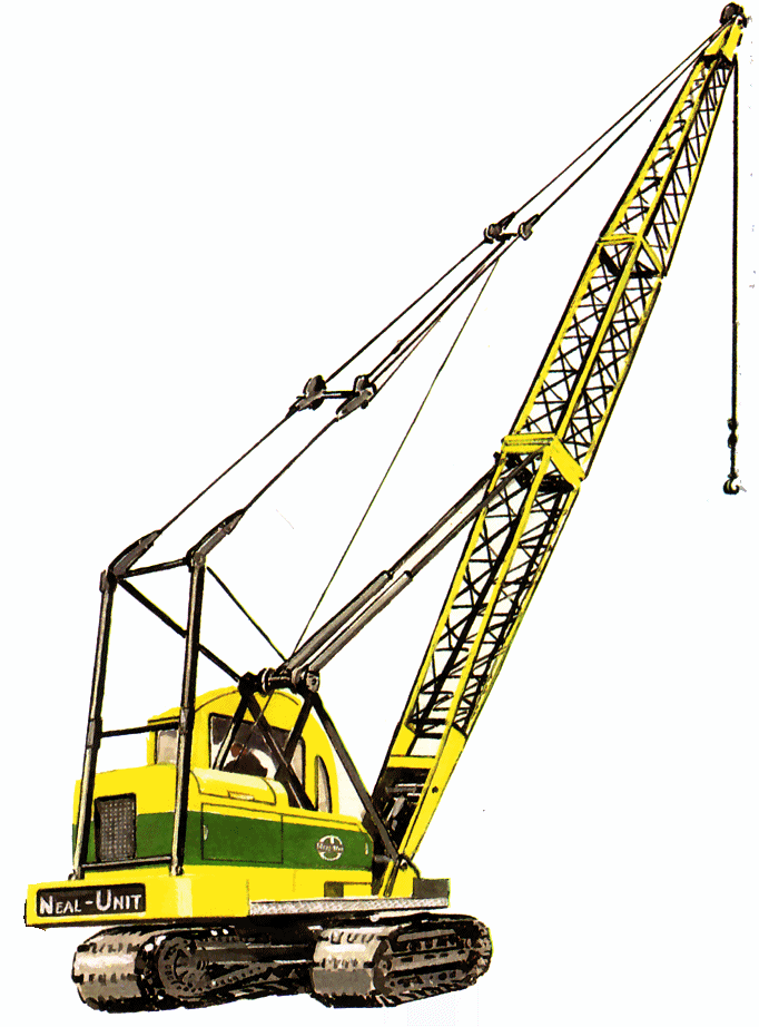 tower-crane clipart Stock Vec