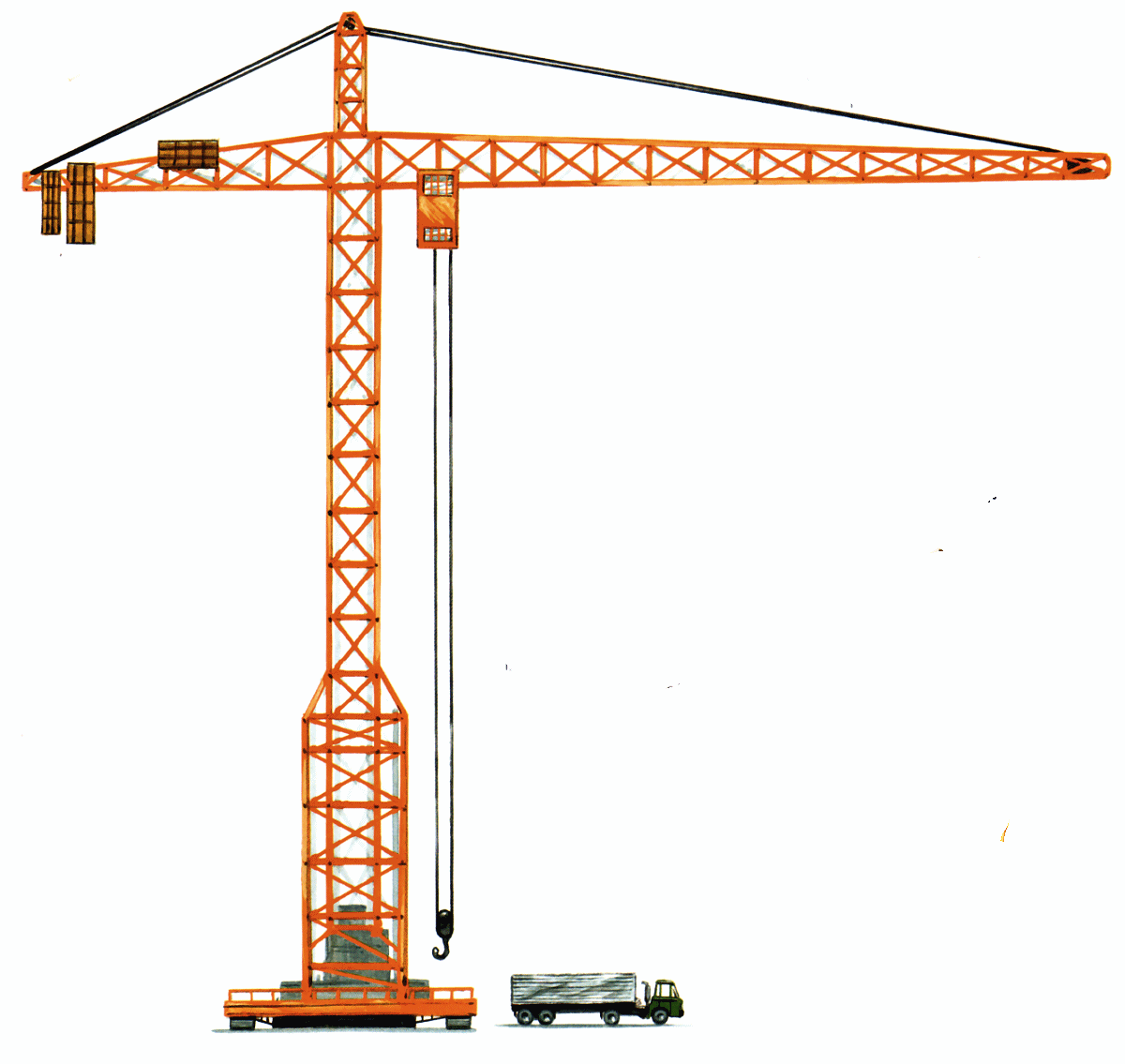 Crane clipart construction crane #3