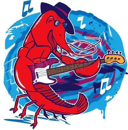 crawfish: Jazz Crawfish - Crawfish Clip Art Free