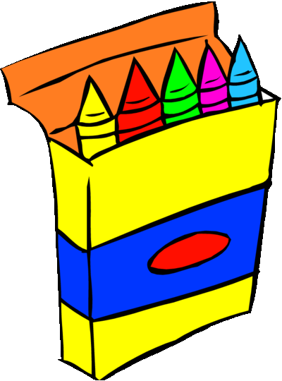 Crayon Clip Art - Clip Art School Supplies