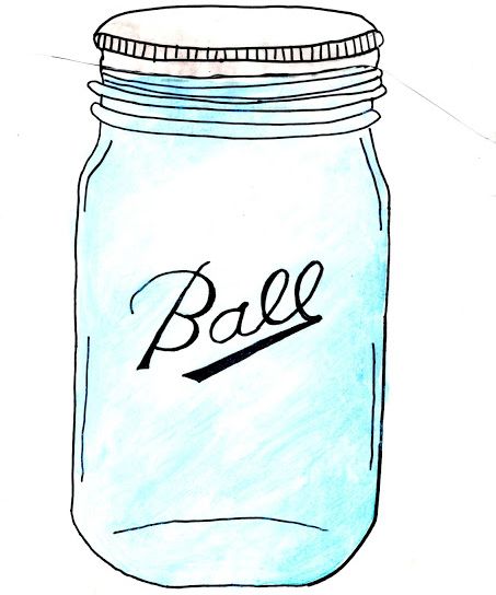 Create your own mason jar art - Clip Art Mason Jar