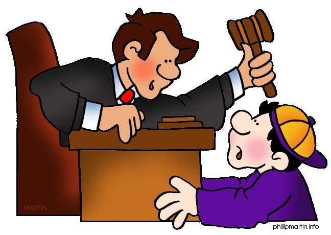 Legal Trial Clipart #1