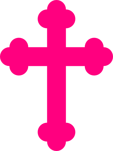 cross clipart - Pink Cross Clip Art