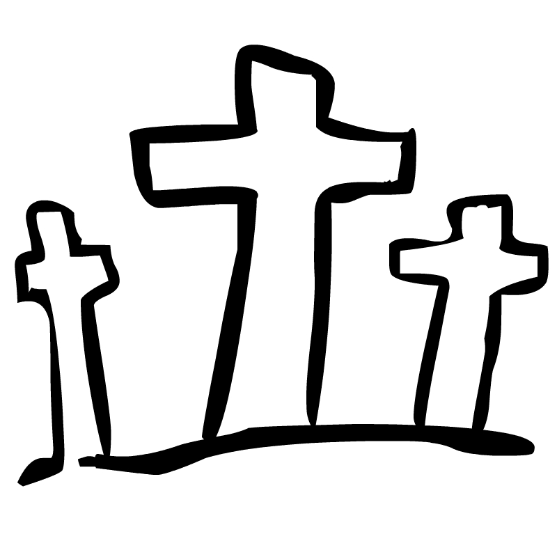 Cross Clipart Black And White .