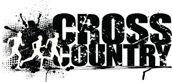 Cross-Country Running Grunge .