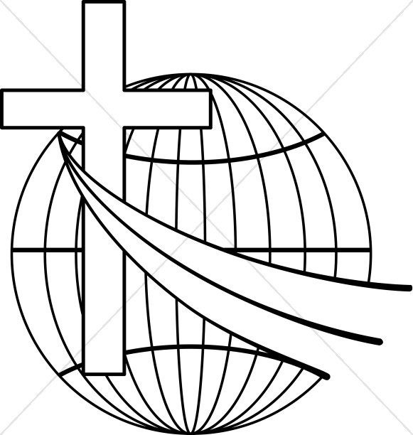 Cross to the World - Clipart Of A Cross