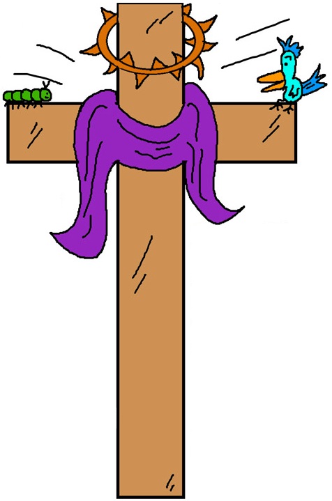Cross With Thorns Clipart Eas - Easter Cross Clipart