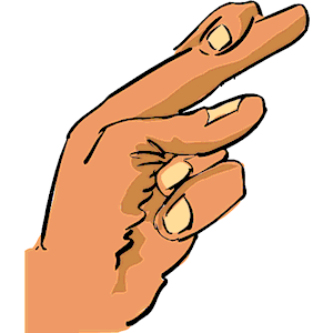 Crossed Fingers 2 Clipart Cli - Fingers Crossed Clip Art
