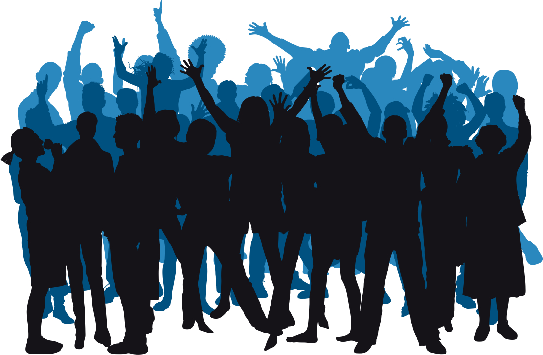crowd clipart