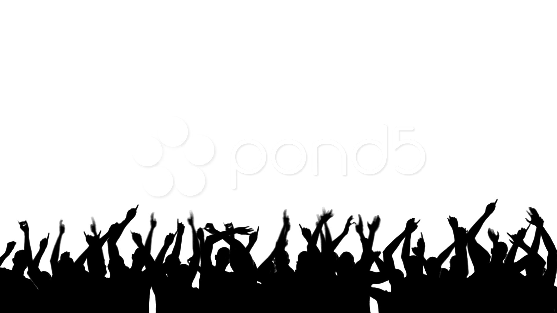Crowd Silhouette Clipart - Crowd Clipart
